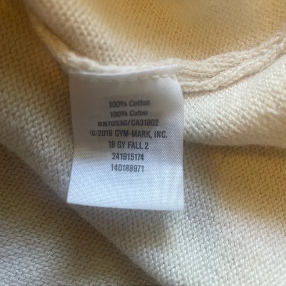 Gymboree Cream Striped Sweater Dress Size XS (4)